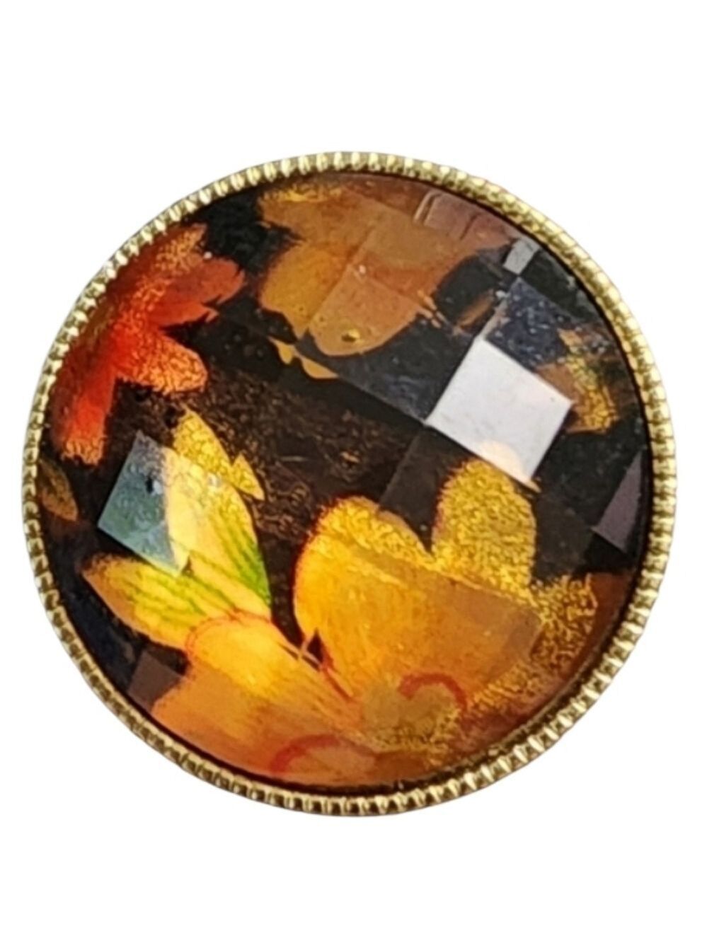 💥4 For $20💥Elegant Floral Brass Tone Ring